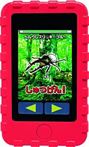 甲虫王者ムシキング むしとりバトルずかん 赤(レッド)(中古品)