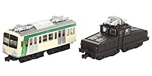Bトレインショーティー 上信電鉄デキ1形電気機関車 500形電車 (機関車+先頭車)(中古品)