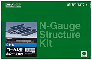 グリーンマックス Nゲージ 2118 ローカル型島式ホームセット (未塗装キット)(中古品)