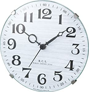 NOA テーブルクロック パドメラミニオールド 置き時計 ホワイト W-614 WH(中古品)