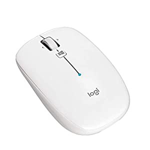 ロジクール ワイヤレスマウス 無線 薄型 ワイヤレス マウス M557WH Bluetooth 6ボタン M557 ホワイト 国内正規品(中古品)