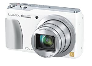 パナソニック デジタルカメラ ルミックス TZ55 光学20倍 ホワイト DMC-TZ55-W(中古品)