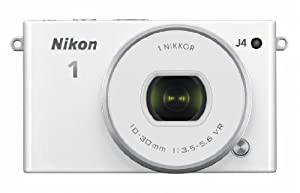 Nikon ミラーレス一眼 Nikon1 J4 標準パワーズームレンズキット ホワイト J4HPLKWH(中古品)