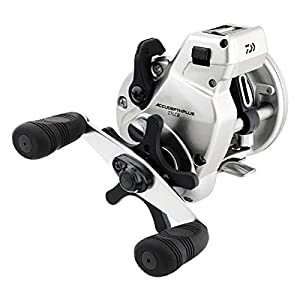 Daiwa Accudepth Plus-B ラインカウンターADP47LCBL 14-25ポンド テスト LHリトリーブリール シルバー(中古品)