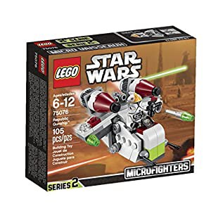 レゴ スター・ウォーズ マイクロファイター%ダブルクォーテ%リパブリック・ガンシップ%ダブルクォーテ% 75076(中古品)