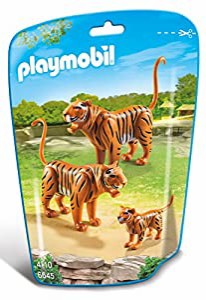 Playmobil プレイモービル 6645 タイガー ファミリー トラの家族(中古品)