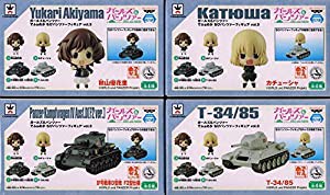 ガールズ＆パンツァー でふぉめか ちびパンツァーフィギュアｖｏｌ．３全4種セット(中古品)