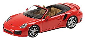 Minichamps 1/43 ポルシェ 911 ターボS カブリオレ 2013 レッド 完成品(中古品)