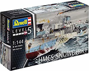 ドイツレベル 1/144 フラワー級コルベット HMCSスノーベリー プラモデル 05132(中古品)