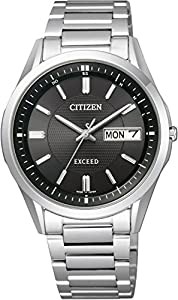 [シチズン]CITIZEN 腕時計 EXCEED エクシード エコ・ドライブ電波時計 デイデイトモデル AT6030-51E メンズ(中古品)