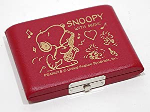 SNOOPY with Music SNOOPY/アルトサックス用リードケース SAS-05R(レッド)(5枚入)【SNOOPY with Music】(中古品)