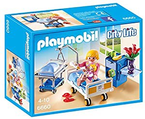 playmobil プレイモービル 新生児室 病院シリーズ 6660(中古品)