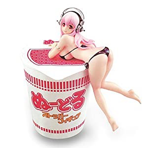 すーぱーそに子 パールブラック ぬーどるストッパーフィギュア 約13cm(中古品)