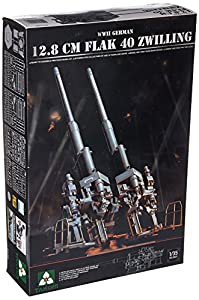 TAKOM 1/35 第二次世界大戦ドイツ軍12.8cm FlaK 40 ツヴィリング高射砲 プラモデル(中古品)