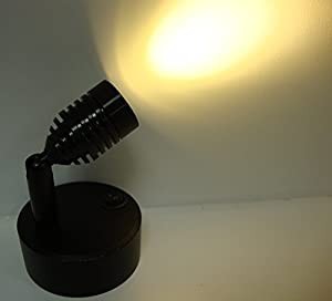 【 オシャレな間接照明を簡単設置 】 スポットライト 間接照明 LINUX：リナックス 電池式なので配線工事不要 (電球色：イエロー)