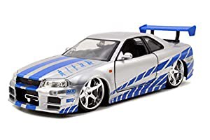 jada toys 1/24 FAST&FURIOUS ミニカーBRIAN'S NISSAN SKYLINE GT-R(R34) [並行輸入品](中古品)