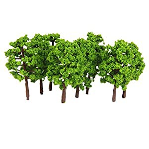 【ノーブランド品】樹木 モデルツリー 20本 鉄道模型 ジオラマ 箱庭(中古品)