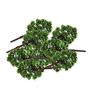【ノーブランド品】樹木 モデルツリー 20本 鉄道模型 ジオラマ 箱庭(中古品)