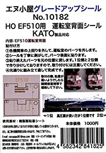 エヌ小屋 HOゲージ 10182 KATO HO EF510 運転席背面パーツ(中古品)