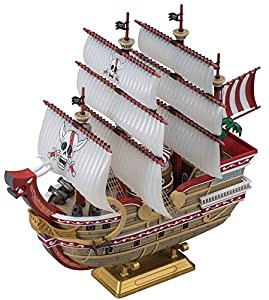 本格帆船プラモデルシリーズ ワンピース レッド・フォース号 色分け済みプラモデル(中古品)