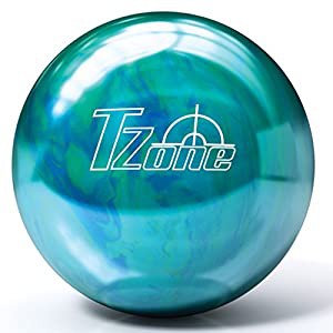 Brunswick T-Zone ドリル加工済みボウリングボール - カリビアンブルー 13lbs(中古品)