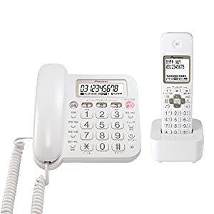 パイオニア TF-SA15S デジタルコードレス電話機 子機1台付き/迷惑電話対策 ホワイト TF-SA15S-W(中古品)