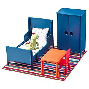 IKEA (イケア)　HUSET ミニチュア家具　ベッドルーム　70292260(中古品)