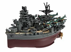 フジミ模型 ちび丸艦隊シリーズ No.13 伊勢 航空戦艦 全長約11cm ノンスケール 色分け済み プラモデル ちび丸13(中古品)