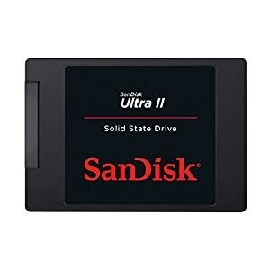 SanDisk SSD UltraII 960GB 2.5インチ [国内正規品]メーカー3年保証付 SDSSDHII-960G-J26(中古品)