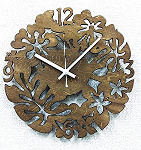 K-ART.JAPAN 置き時計・掛け時計 ブラウン サイズ:W29×H29×3cm(中古品)