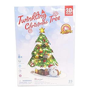 ドールハウス 3D Craft model クリスマスシリーズ クリスマスツリー(中古品)