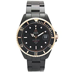 [エルジン] 腕時計 FK1405B-B メンズ ブラック(中古品)
