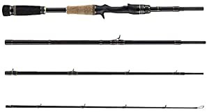 アブガルシア(Abu Garcia) ルアーロッド ベイト ワールドモンスター WMCC-654M MGS 怪魚 パックロッド 4ピース ナマズ(中古品)