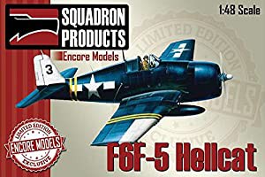 プラッツ 1/48 第二次世界大戦 アメリカ海軍 F6F-5 ヘルキャット プラモデル EC48007(中古品)