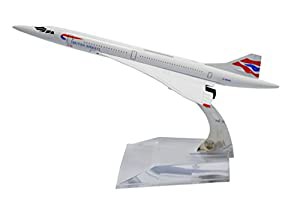 TANG DYNASTY 1/400 16cm ブリティッシュ・エアウェイズ British Airways コンコルド 合金飛行機プレーン模型 おもちゃ(中古品)