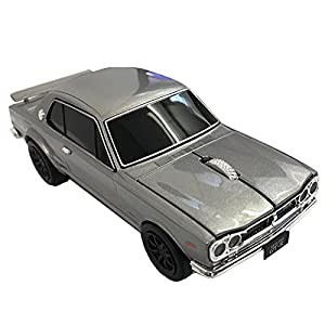 クリックカーマウス 無線マウス Nissan Skyline GT-Rシルバー (ハコスカ)660639(中古品)