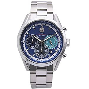[エルジン] 腕時計 FK1411S-BL メンズ シルバー(中古品)