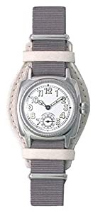 [ヴァーグウォッチカンパニー] 腕時計 COUSSIN MIL(クッション ミル) GUIDI&ROSELLINIレザー台座付 CO-L-007-03WT グレー(中古品