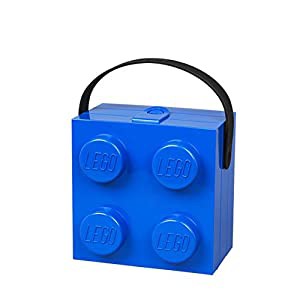 レゴ ハンドキャリーボックス4 ハンドル ブライトブルー 40240002(中古品)