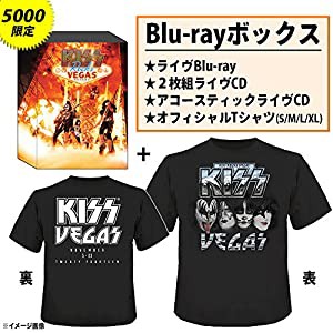 キッス・ロックス・ヴェガス【5000セット完全限定生産Blu-ray+2枚組CD+アコースティックCD+Tシャツ(Lサイズのみ)(日本先行発売/ 