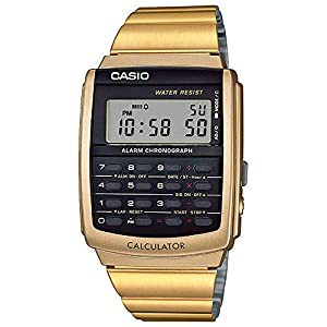 Casio データバンク計算機腕時計 CA506G-9AVT(中古品)