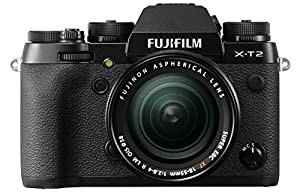 FUJIFILM ミラーレス一眼 X-T2 レンズキット X-T2LK-B(中古品)