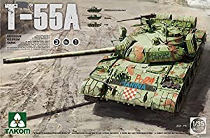 TAKOM 1/35 ロシア軍 T-55A 中戦車 3in1 プラモデル TKO2056(中古品)