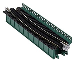 KATO Nゲージ 単線デッキガーダー曲線鉄橋R448-15° 緑 20-466 鉄道模型用品(中古品)