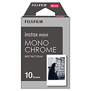 FUJIFILM インスタントカメラ チェキ用フィルム 10枚入 モノクローム INSTAX MINI MONOCHROME WW 1(中古品)