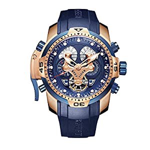 Reef Tiger 日付表示 年次カレンダー 男性運動腕時計 自動巻き RGA3503(中古品)