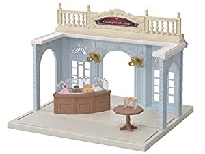 シルバニアファミリー タウンシリーズ 街のジェラートショップ 26x11x20cm TS-06(中古品)