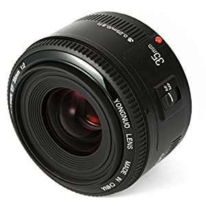 YONGNUO Canon YN35mm F2 単焦点レンズ キャノン EFマウント フルサイズ対応 広角 標準レンズ RP/R5/R/1500D/80D/5DIV/5Dsr/7DII