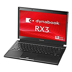 中古パソコン ノートパソコン 東芝 dynabook RX3 Core i5 2.40GHz メモリ4GB HDD250GB HDMI 無線LAN Office付き Windows7 13.3型