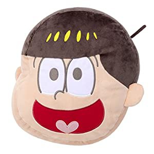 おそ松さん Mocchi-Mocchi-Style フェイス型クッション 十四松 高さ約27cm(中古品)